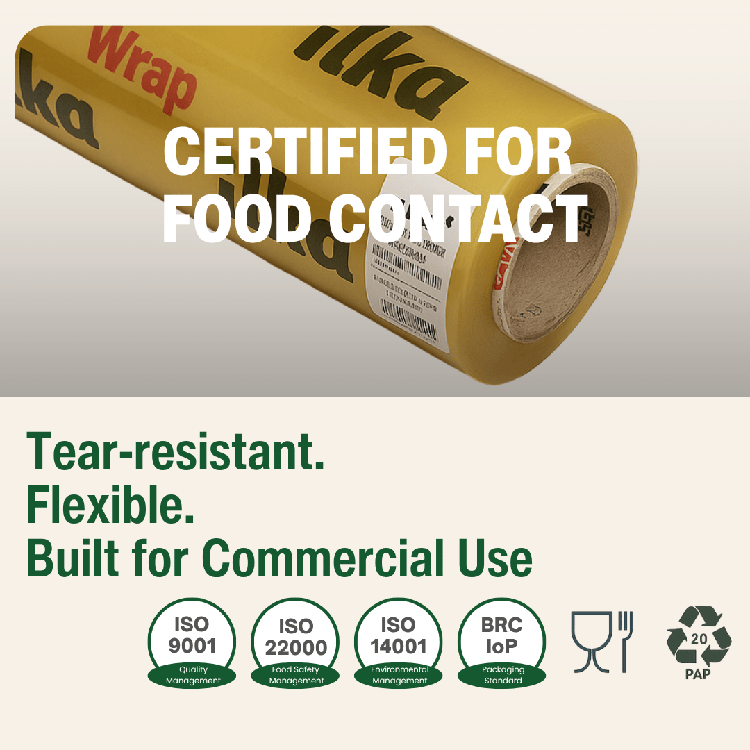 Industrial Cling Film 45cm x 1500m – Heavy Duty Stretch Wrap Roll for Moving, Storage & Packaging - YouKind