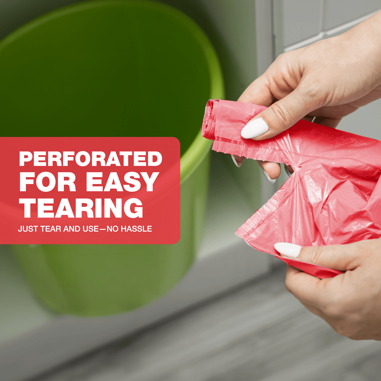 60L (250 Bags) - Strawberry Scented Bin Bags with Drawsting - YouKind
