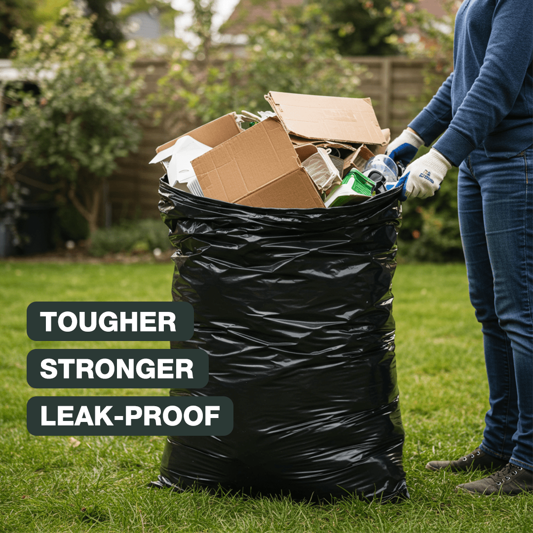 110L Extra Strong Refuse Sacks - 100µm (100 Bags) - YouKind