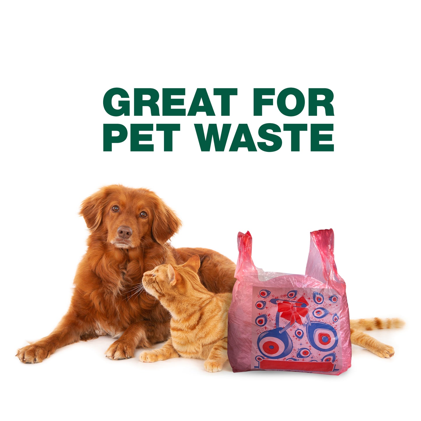 1000 Count - Small Size Carrier Bags - 100% Made of Recycled Material - YouKind