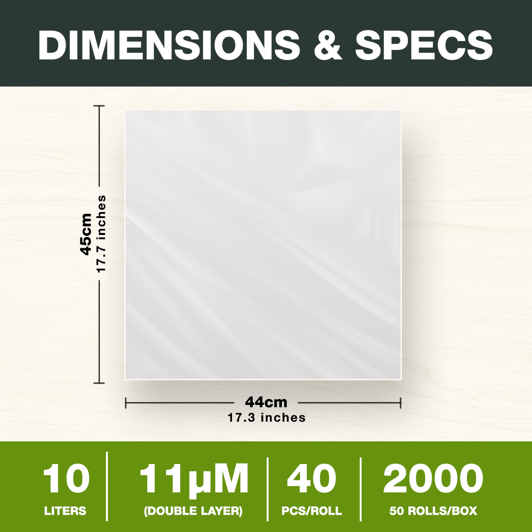 10L Caddy Bin Liners (2,000 Counts) - YouKind