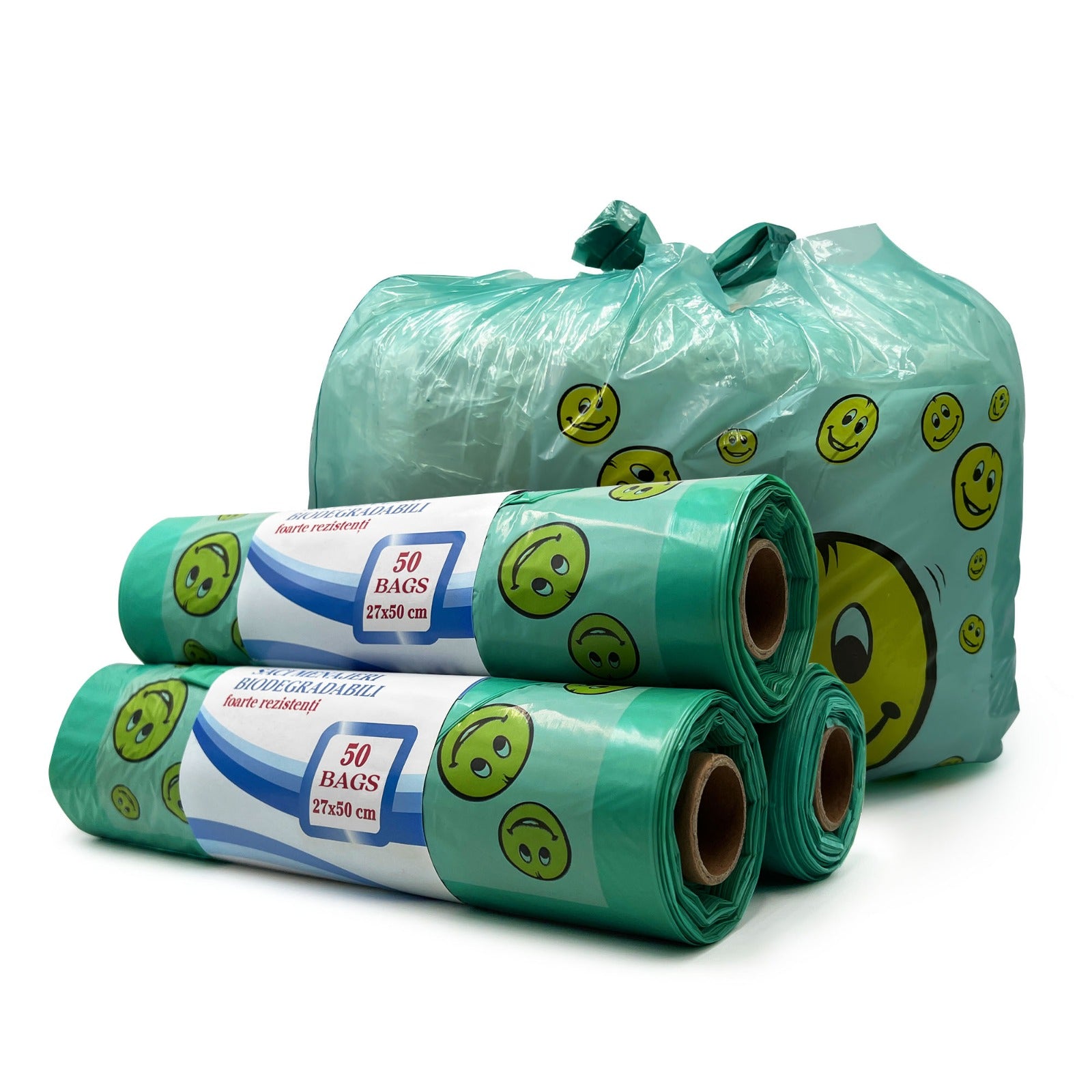 1000 Count | Medium Size - Recycled Carrier Bags Wholesale - YouKind