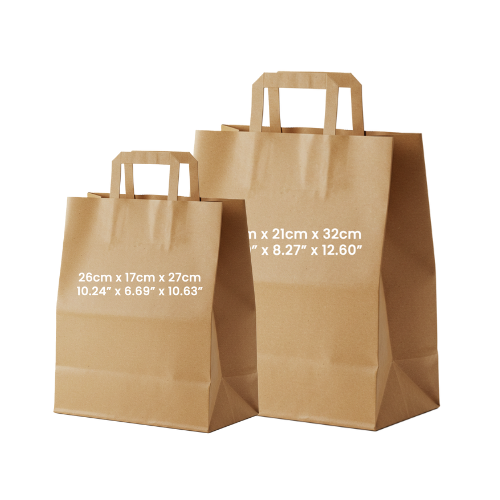 youkind brown paper bags medium and large