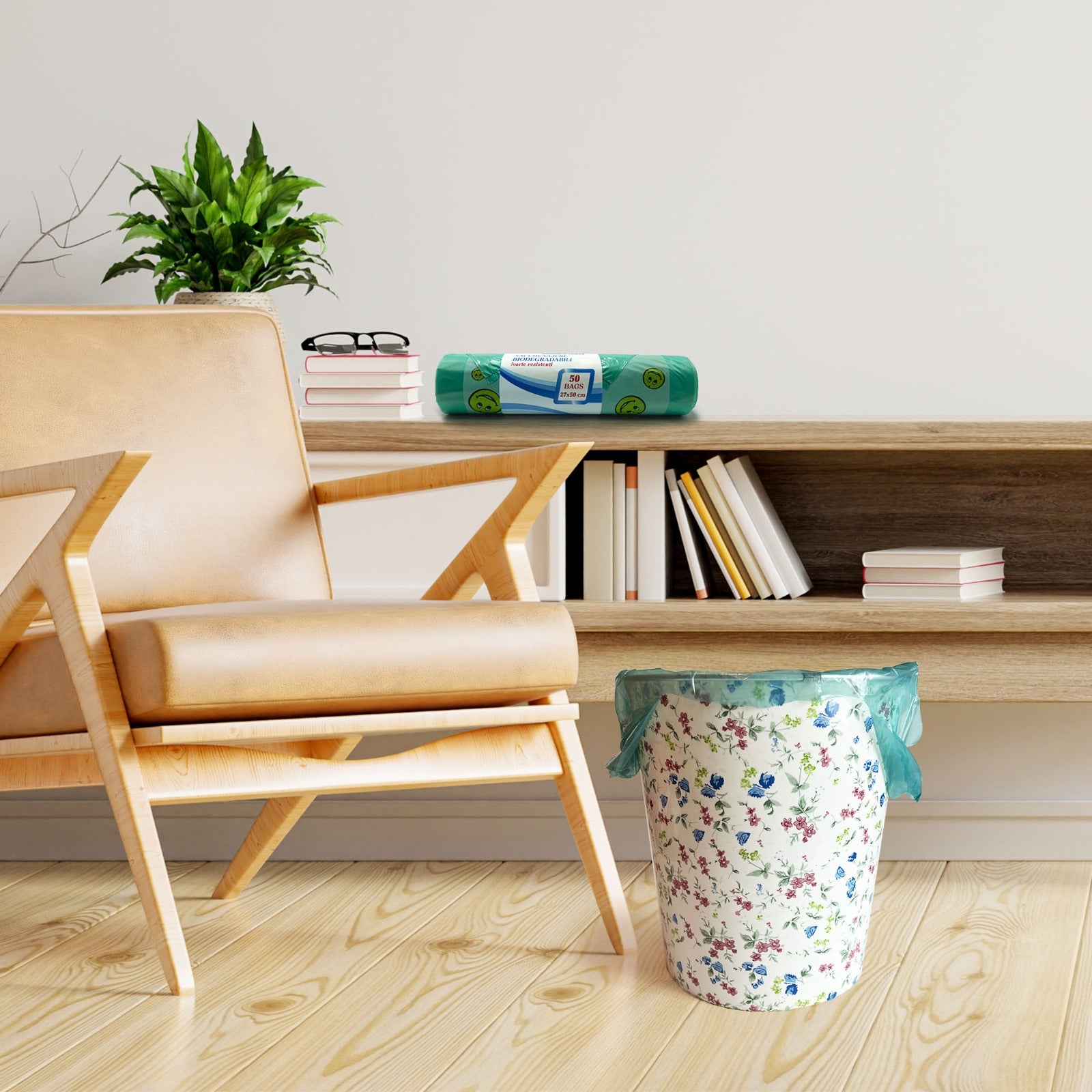 1000 Count | Medium Size - Recycled Carrier Bags Wholesale - YouKind