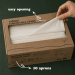 Compostable Disposable Apron, 100 Pack — Food Prep & Cleaning - YouKind