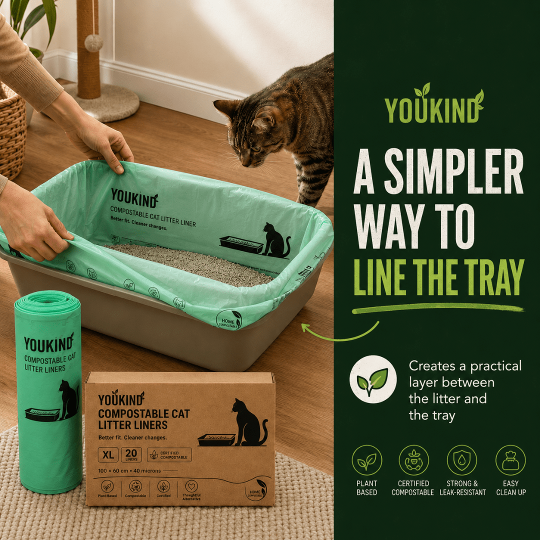 Compostable Cat Litter Liners XL | Certified | YouKind - YouKind