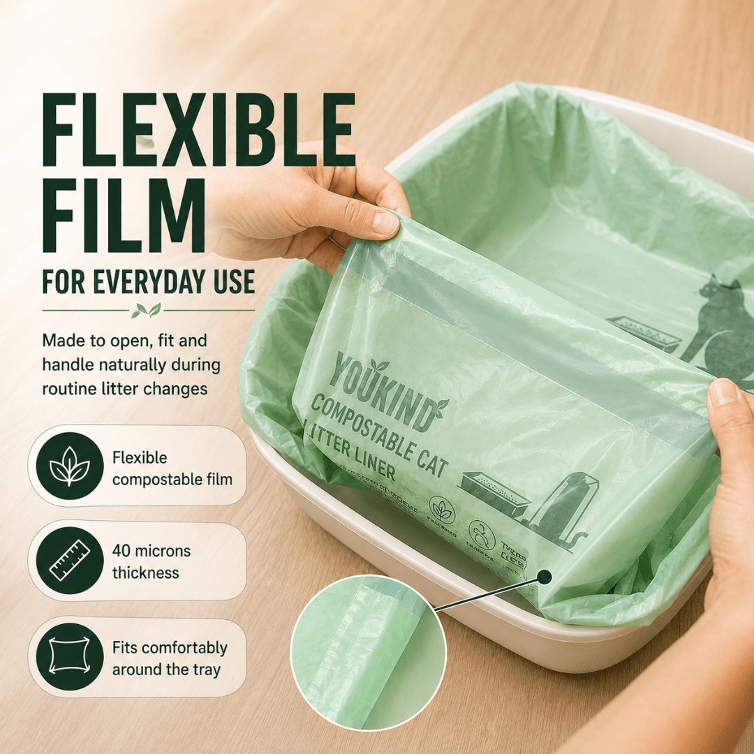 Compostable Cat Litter Liners XL | Certified | YouKind - YouKind