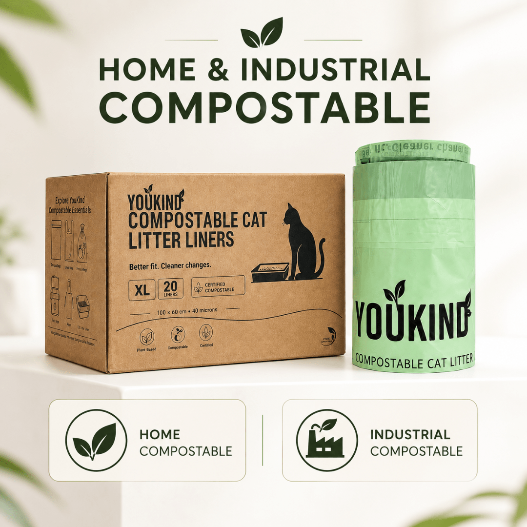 Compostable Cat Litter Liners XL | Certified | YouKind - YouKind