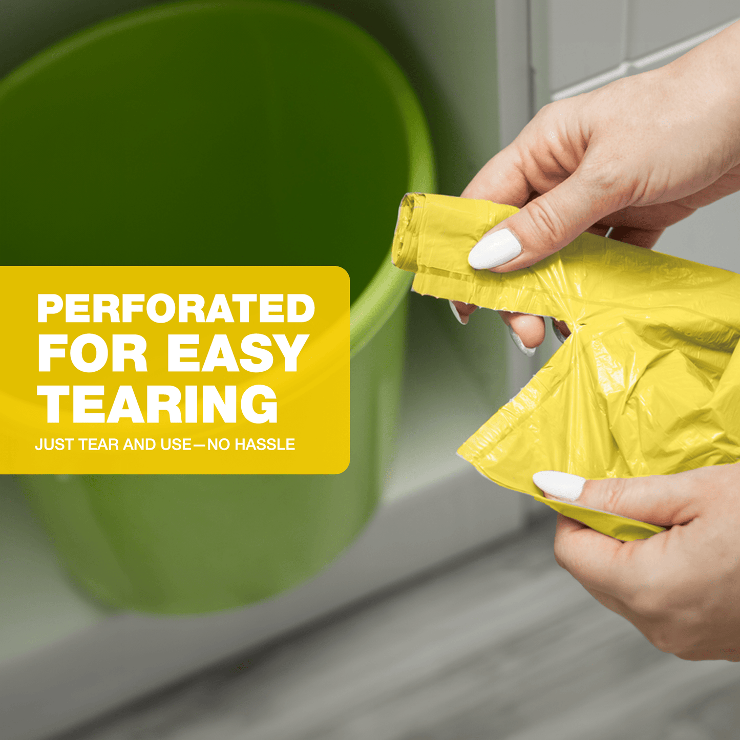 35L (375 Bags) - Lemon Scented Bin Bags with Drawsting - YouKind