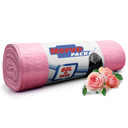 Kitchen Bin Liners | Rose Scented 60L