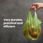 Large 20 Liter (500 Bags)- 100% Compostable Carrier Bags with Handle - Versatile for Grocery, Food Take-aways, and Household Use