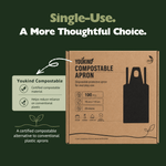 Compostable Disposable Apron, 100 Pack — Food Prep & Cleaning - YouKind