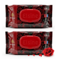 Red Rose Scented Wet Wipes - Thick and Gentle Body Cleansing Wipes - YouKind
